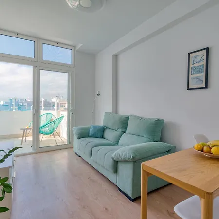 Homeforguest Bright With Terrace Near Canteras Las Palmas de Gran Canaria