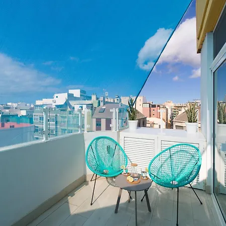 Apartment Homeforguest Bright With Terrace Near Canteras Las Palmas de Gran Canaria