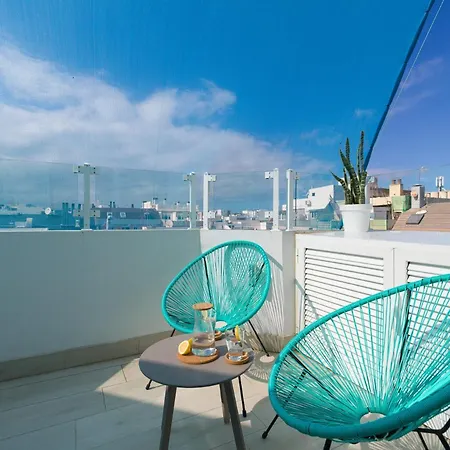 Apartment Homeforguest Bright With Terrace Near Canteras Las Palmas de Gran Canaria
