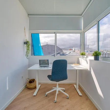 Homeforguest Bright With Terrace Near Canteras *